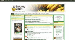 Desktop Screenshot of 30bananasaday.com